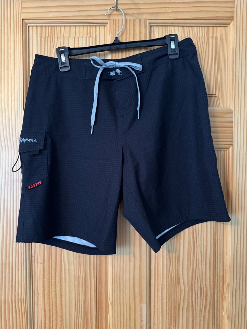 Rippers Women's Black Athletic Shorts with Drawcord